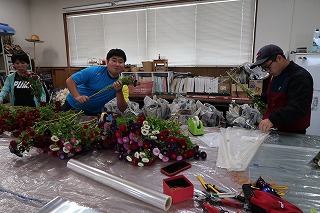 アスターの調整(バント?)